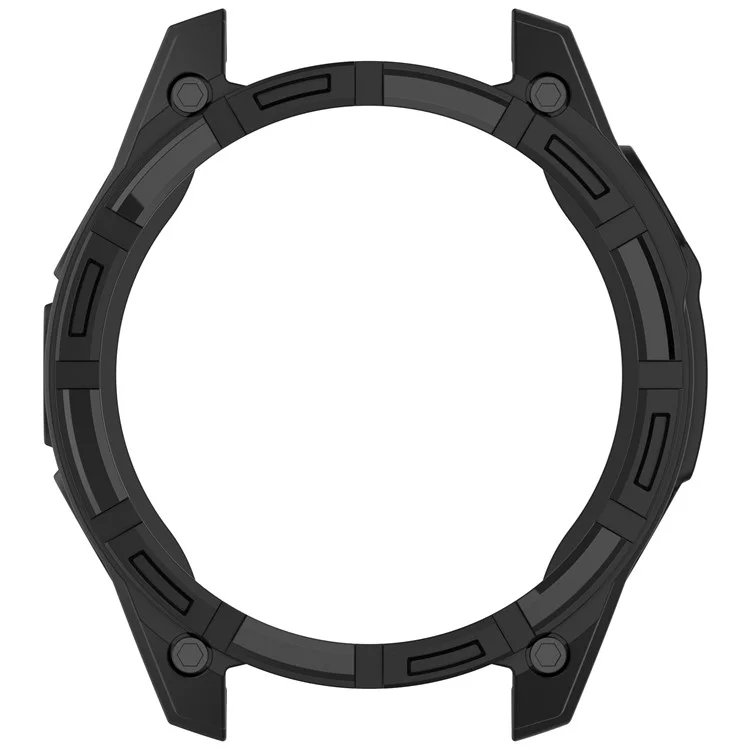 For Garmin Fenix 8 Solar 51mm Watch Case Quick Release Soft TPU Watch Cover - Black