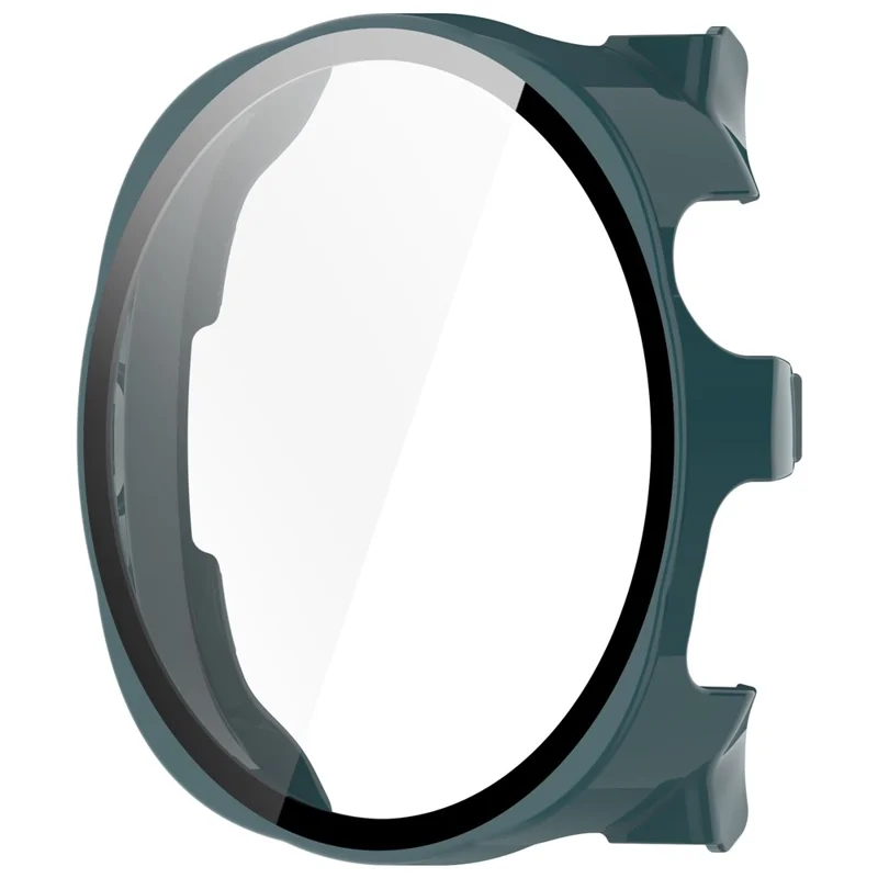 For Keep Watch Pilot 1 Watch Case PC Frame Cover with Tempered Glass Screen Film - Green