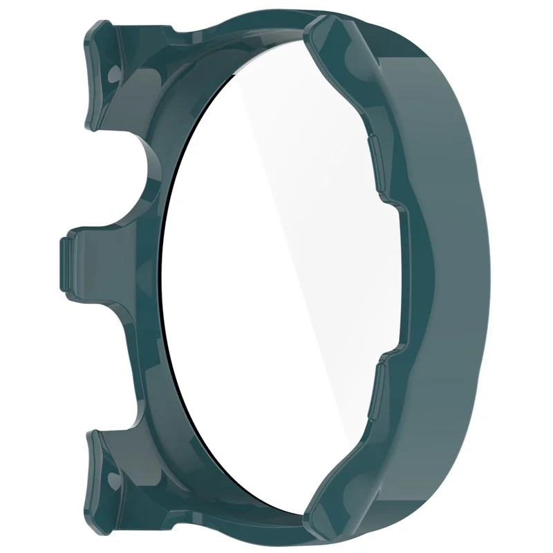 For Keep Watch Pilot 1 Watch Case PC Frame Cover with Tempered Glass Screen Film - Green