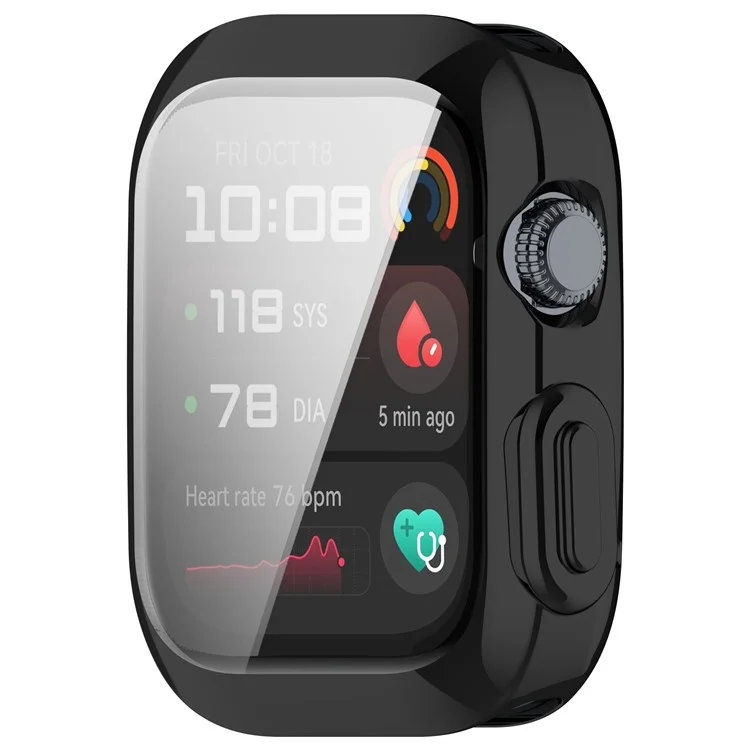 Для защитного чехла Huawei Watch D2 с электроплатированием, чехол для часов TPU с пленкой для экрана - черный