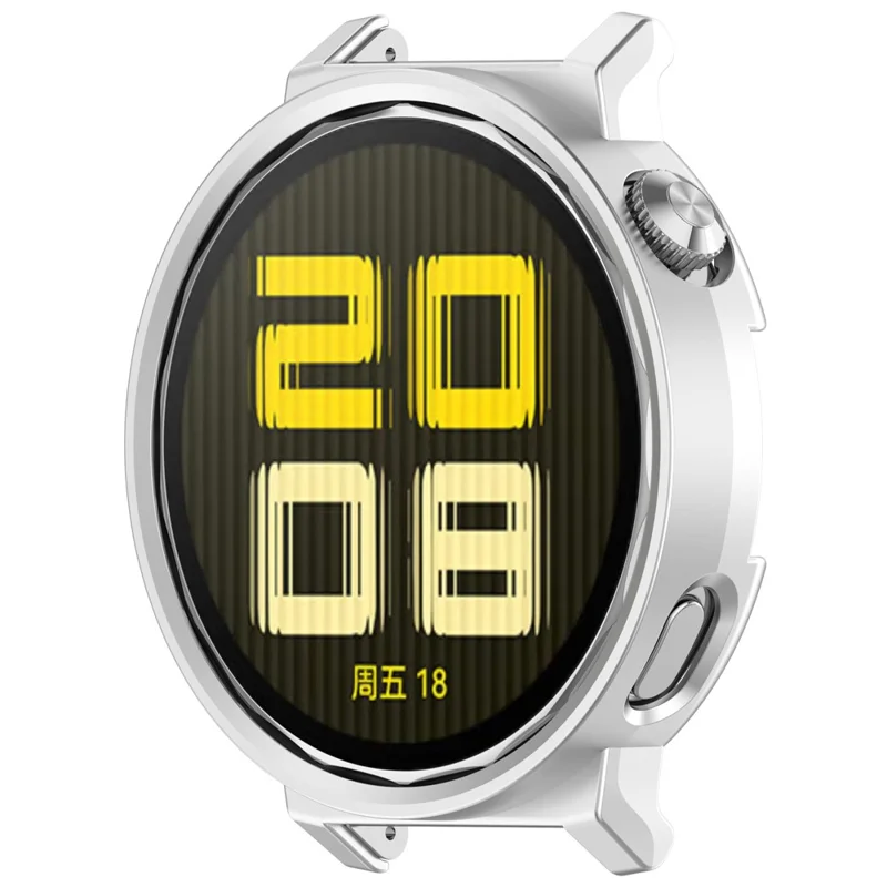 Per Huawei Watch GT 5 41mm Case Half-Wrapped Hollow Hard PC Watch Cover - Argento
