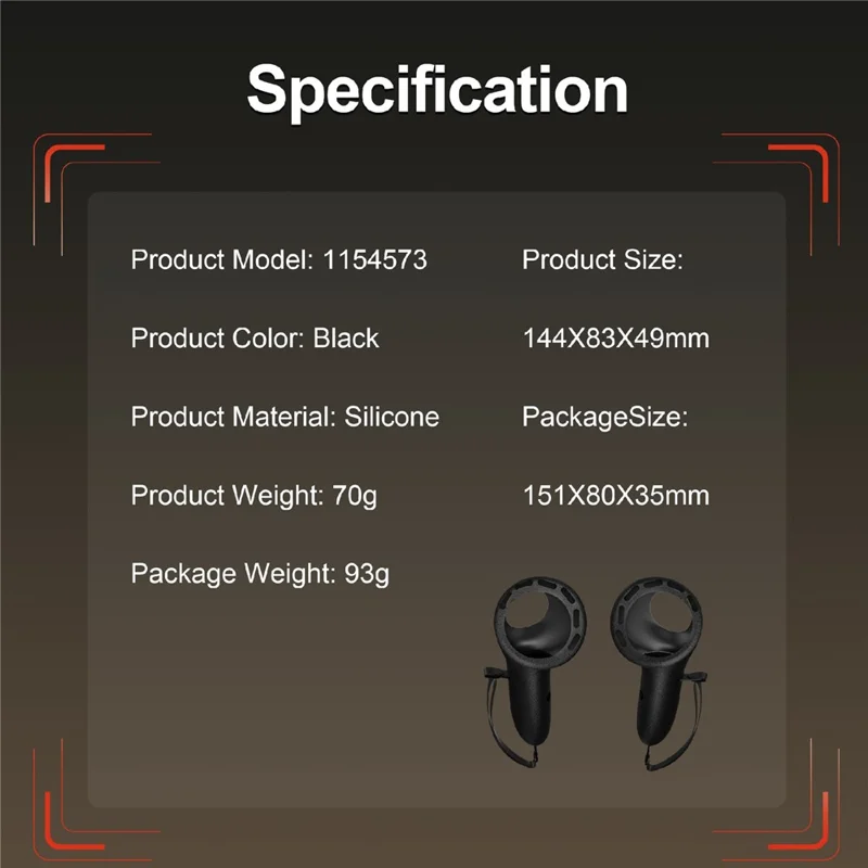 STARTRC GAMES For Meta Quest 3S / 3 Controller Silicone Case VR Handle Grip Protective Cover