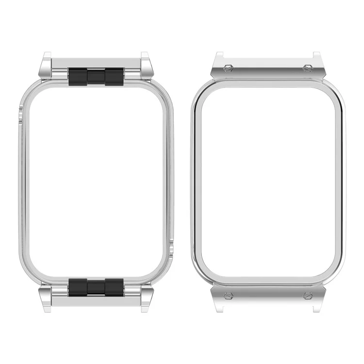 Boîtier de protection en métal pour montre connectée Xiaomi Mi Band 9 Pro - Argent