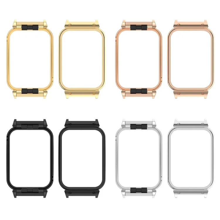 Boîtier de protection en métal pour montre connectée Xiaomi Mi Band 9 Pro - Argent