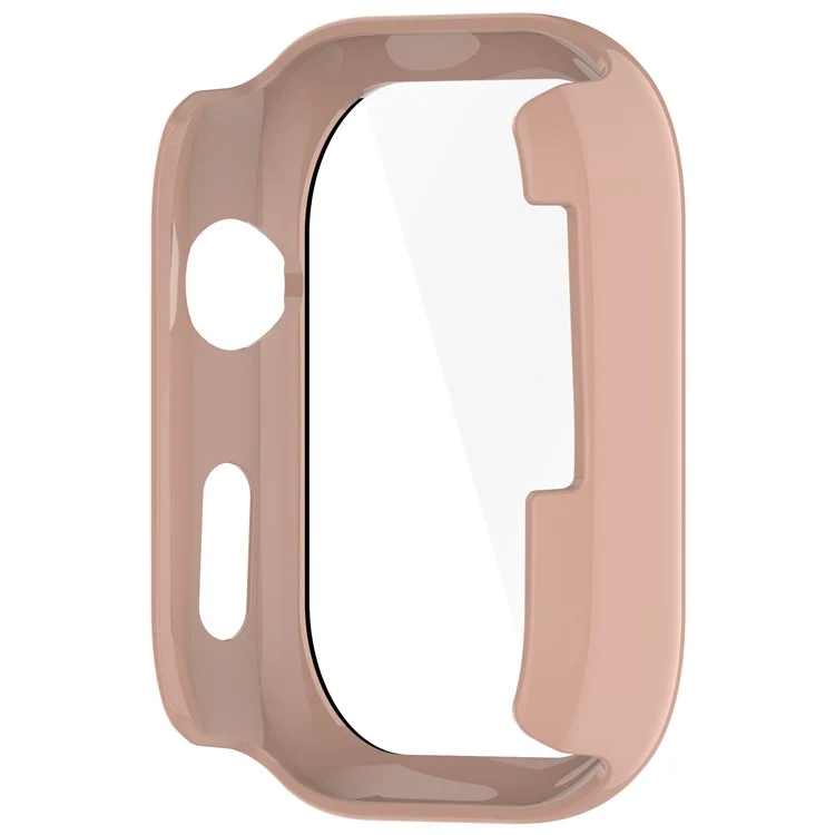 For Huawei Watch D2 Case Hard PC All Around Watch Cover with Tempered Glass Film - Pink