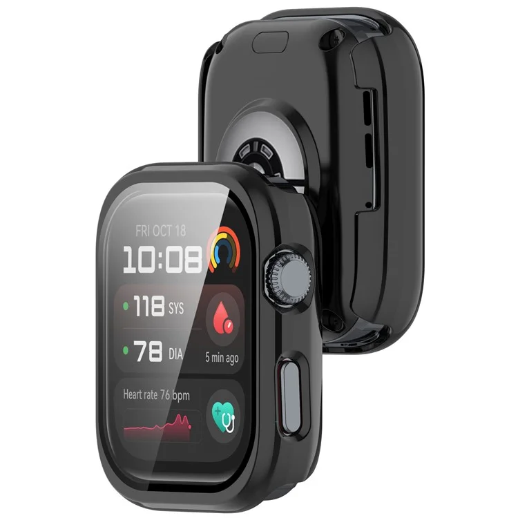 Custodia per Huawei Watch D2 in PC rigido con copertura completa dell'orologio e pellicola in vetro temperato - Nero