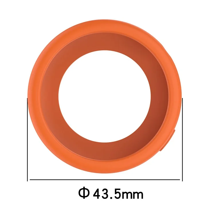 Para Huawei Watch GT 5 41mm / Watch GT 4 41mm Capa Protetora de Quadro de Silicone Macio - Laranja