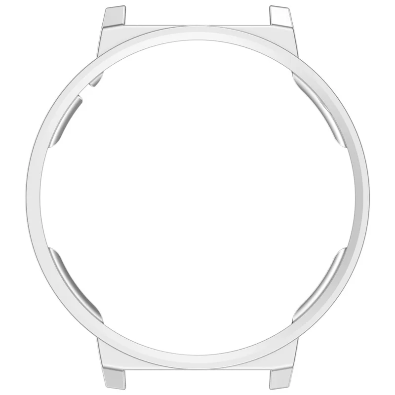 Per Huawei Watch GT 5 41mm Half Coverage Hollow-Out Protective Cover PC Watch Frame Case - Argento