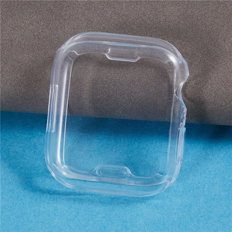 Pour Apple Watch SE (2023) / SE (2022) / SE / Série 6 / 5 / 4 Boîtier de montre 44 mm Couverture de protection TPU Full Coverage - Blanc transparent