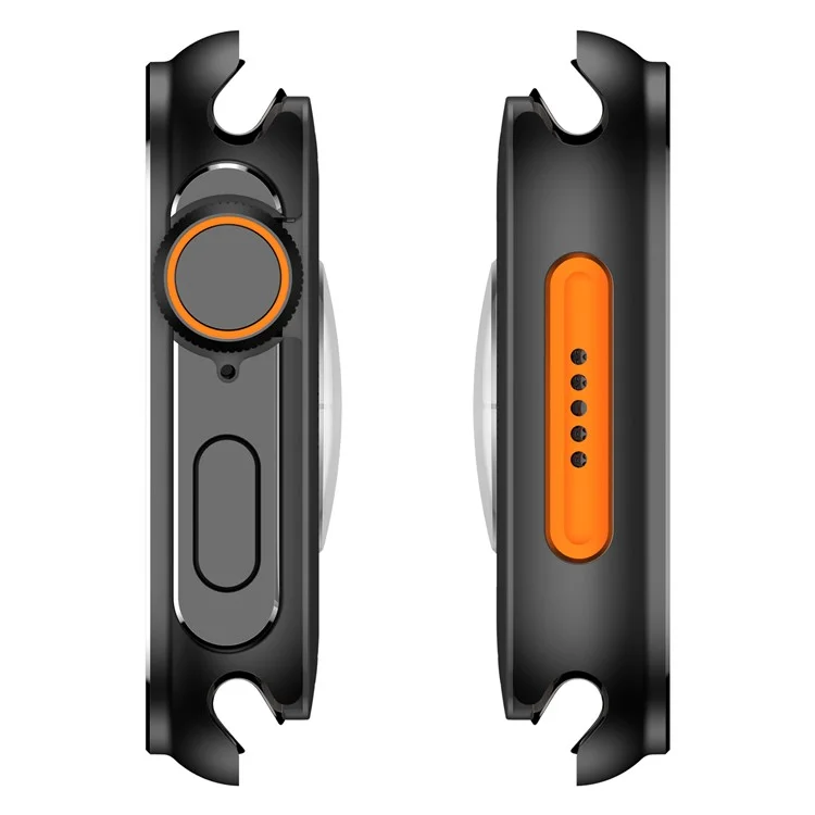 Custodia protettiva per Apple Watch 10 46mm - Trasformazione istantanea, custodia in lega metallica ultra - Nero