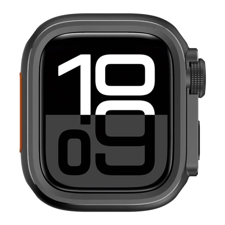 Custodia protettiva per Apple Watch 10 46mm - Trasformazione istantanea, custodia in lega metallica ultra - Nero
