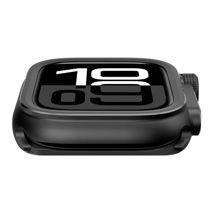 Custodia protettiva per Apple Watch 10 46mm - Trasformazione istantanea, custodia in lega metallica ultra - Nero