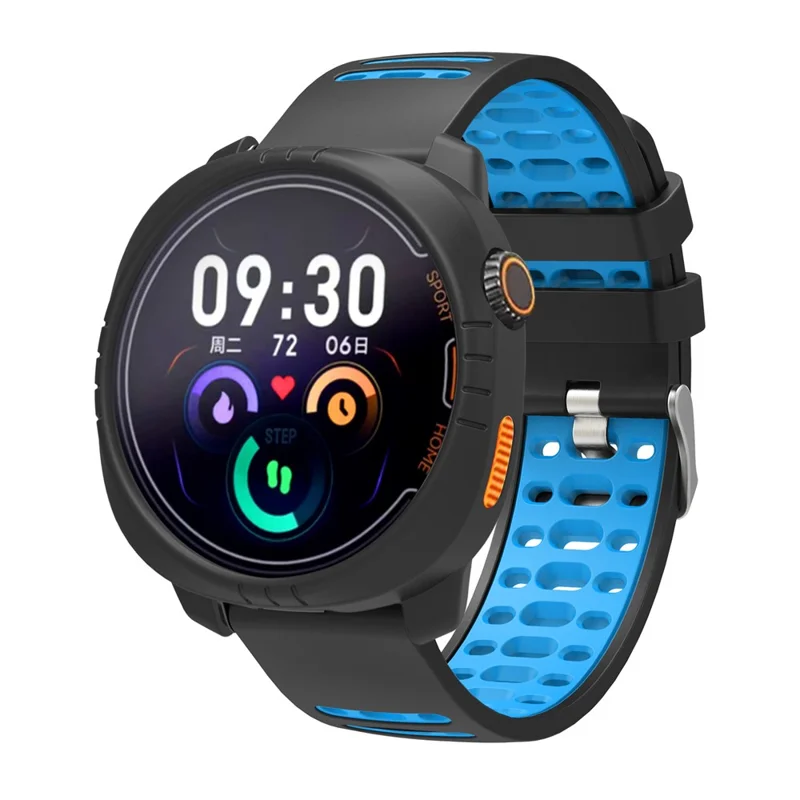Custodia in silicone per Keep Watch Pilot 1 Smartwatch, custodia protettiva antiurto e leggera - Nero