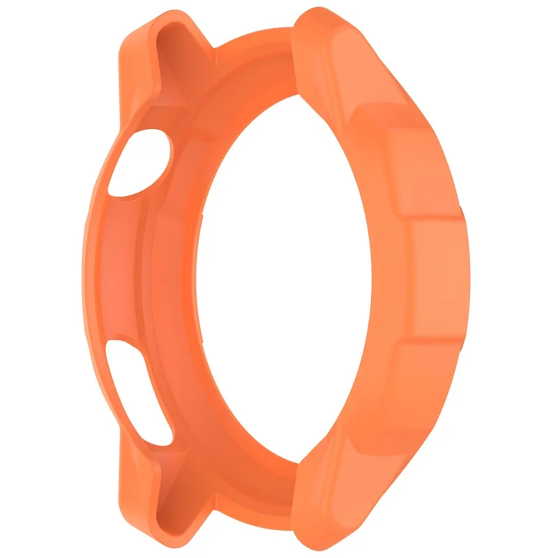 For Coros Pace Pro Soft TPU Watch Case Hollow Shockproof Bumper Frame Cover - Orange