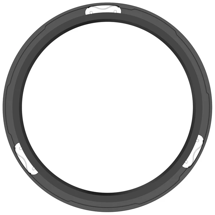 Для Xiaomi Watch S4 / S4 eSIM Version / S3 / S3 eSIM Version Bezel Ring 316 Нержавеющая сталь Bezel Loop Cover - Черный+Радужный