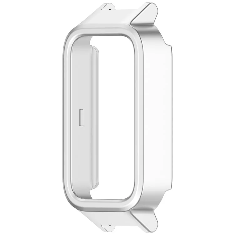 Custodia per Xiaomi Smart Band 9 Active / Redmi Band 3 semi-chiusa in PC cavo - Argento opaco