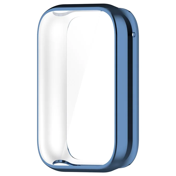 For Xiaomi Smart Band 9 Pro Watch Case Electroplating Full-Wrapped TPU Cover - Blue