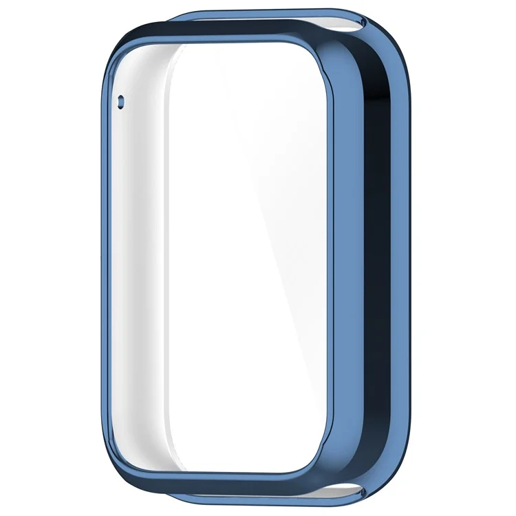 For Xiaomi Smart Band 9 Pro Watch Case Electroplating Full-Wrapped TPU Cover - Blue
