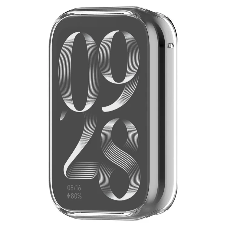 Für Xiaomi Smart Band 9 Pro Uhrengehäuse transparenter TPU-Vollschutz