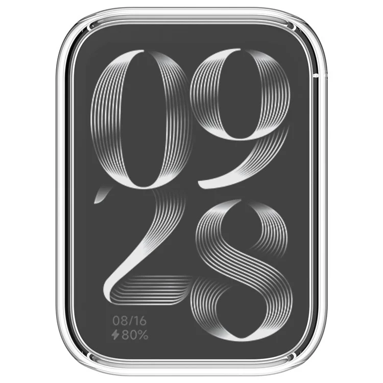 Für Xiaomi Smart Band 9 Pro Uhrengehäuse transparenter TPU-Vollschutz