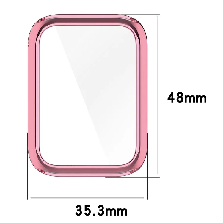 Für Xiaomi Smart Band 9 Pro Uhrengehäuse transparenter TPU-Vollschutz