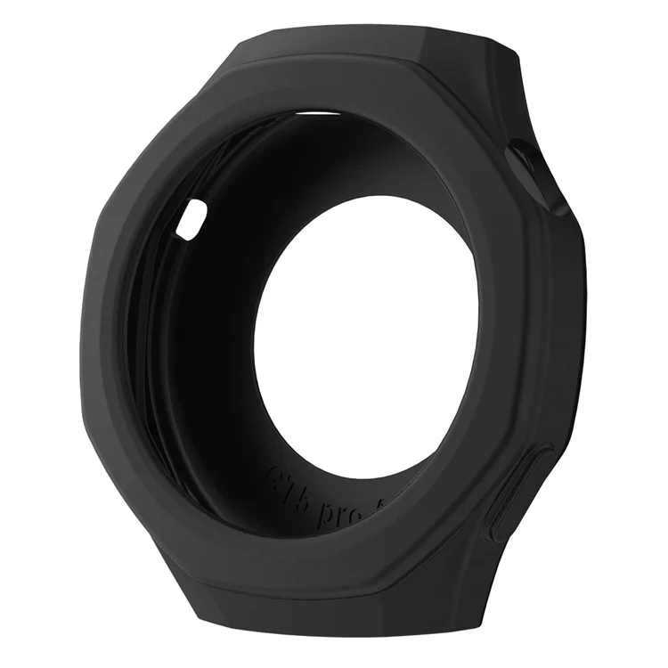 For Huawei Watch GT 5 Pro 46mm Watch Case Soft Silicone Watch Cover - Black