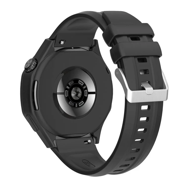 For Huawei Watch GT 5 Pro 46mm Watch Case Soft Silicone Watch Cover - Black