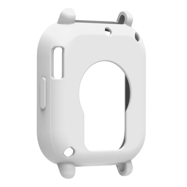 Custodia in silicone morbido per Xiaomi Redmi Watch 5 Active - Bianco