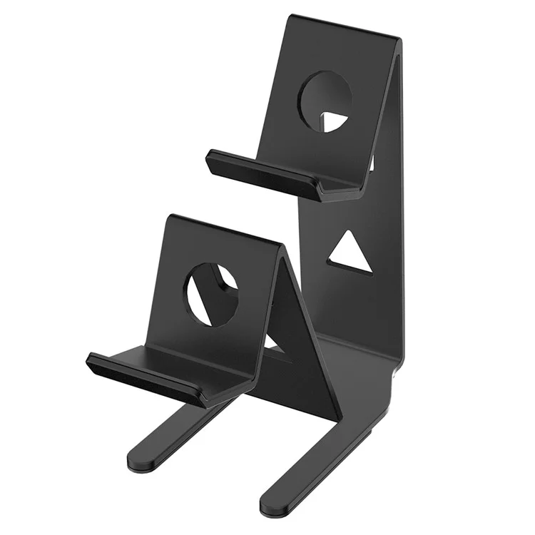 Soporte de escritorio universal para mando de juegos JYS JYS-P5222, de aleación de zinc, para PS5 / PS4 / Xbox / Nintendo Switch - Negro