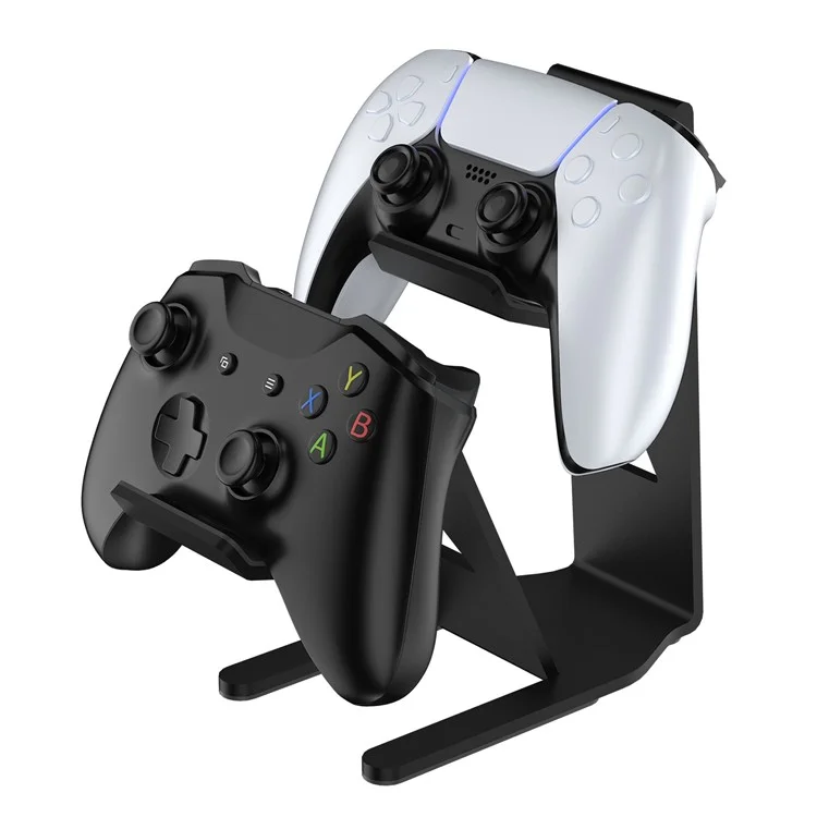 Soporte de escritorio universal para mando de juegos JYS JYS-P5222, de aleación de zinc, para PS5 / PS4 / Xbox / Nintendo Switch - Negro
