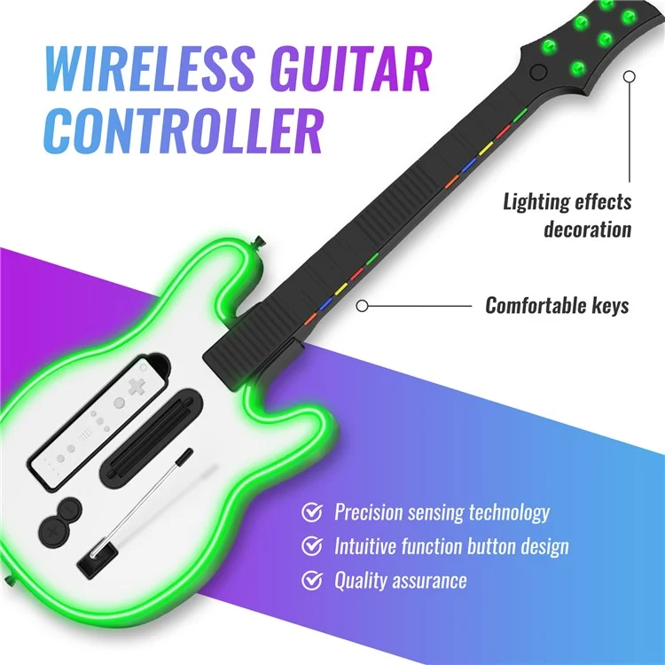 JYS JYS-W001 For Nintendo Wii Game Console Wireless Guitar Controller
