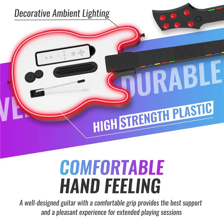 JYS JYS-W001 For Nintendo Wii Game Console Wireless Guitar Controller