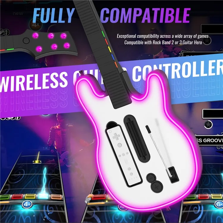 JYS JYS-W001 For Nintendo Wii Game Console Wireless Guitar Controller