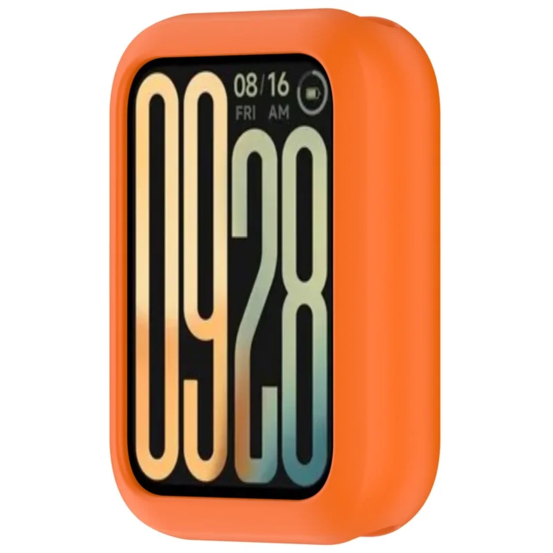 Capa protetora de silicone macio para Xiaomi Smart Band 9 Pro - Laranja