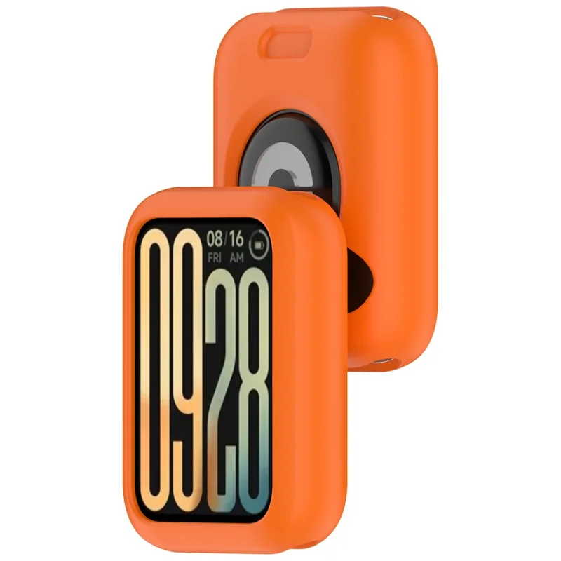 Capa protetora de silicone macio para Xiaomi Smart Band 9 Pro - Laranja
