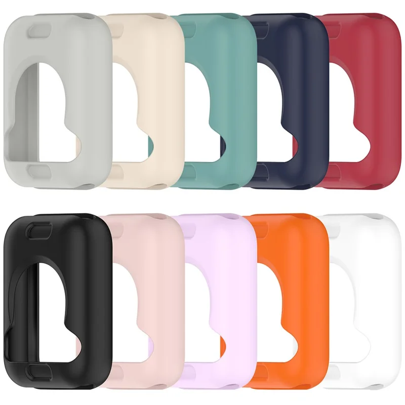 Capa protetora de silicone macio para Xiaomi Smart Band 9 Pro - Laranja