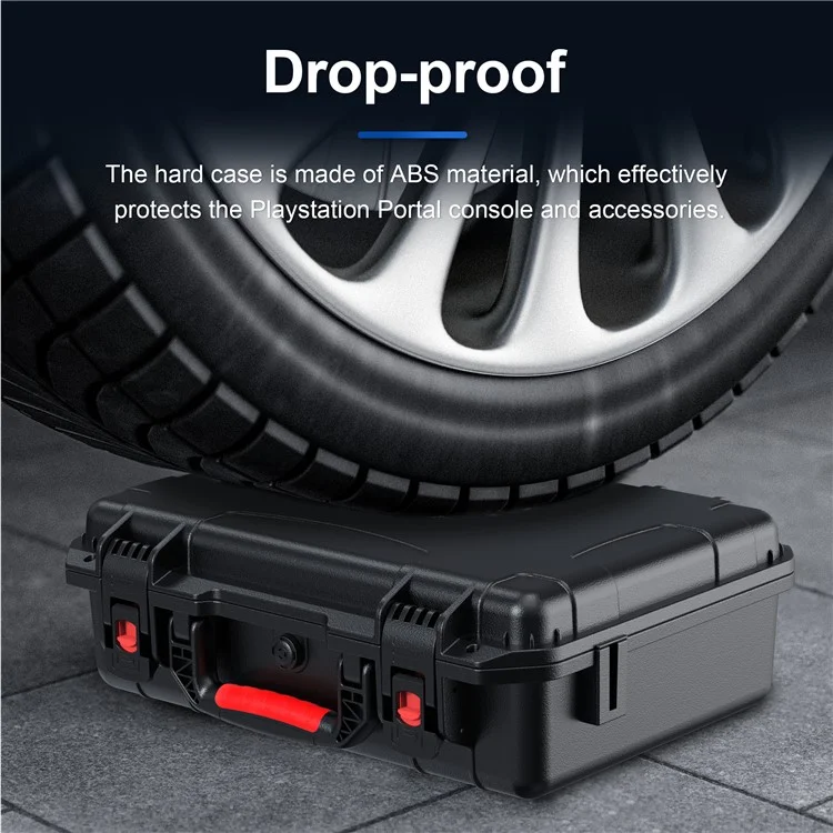 STARTRC GAMES For Sony PlayStation 5 Pro Console ABS Waterproof Storage Case with Portable Handle
