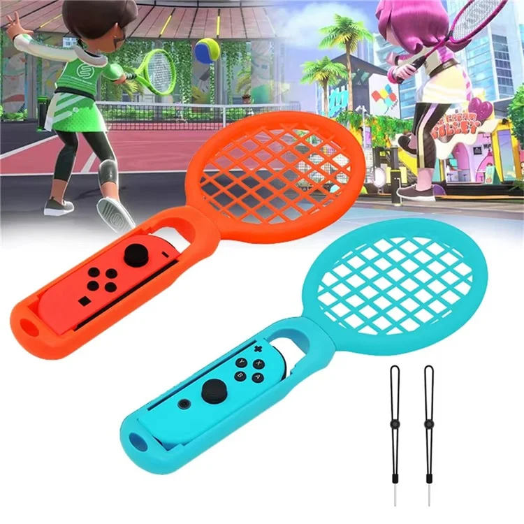 Ensemble de contrôle HBS-447 pour Nintendo Switch Sports - Comprend : Bracelet Joy-Con, Raquette de tennis, Sangle de jambe pour fitness, Épée pour jeux d'accessoires