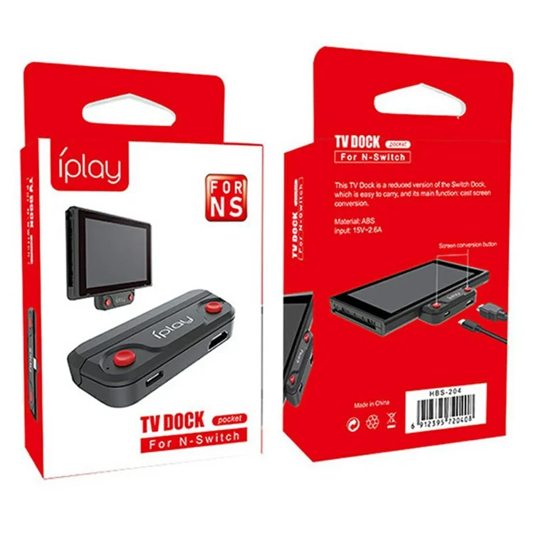 IPLAY HBS-204 Dock de station d'accueil mini compatible HD pour Nintendo Switch