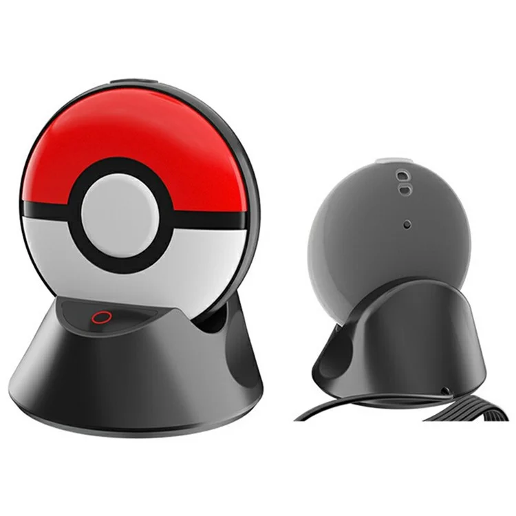 Base de carga HBS-524 para Pokemon GO Plus + Soporte de carga antideslizante con funda de silicona