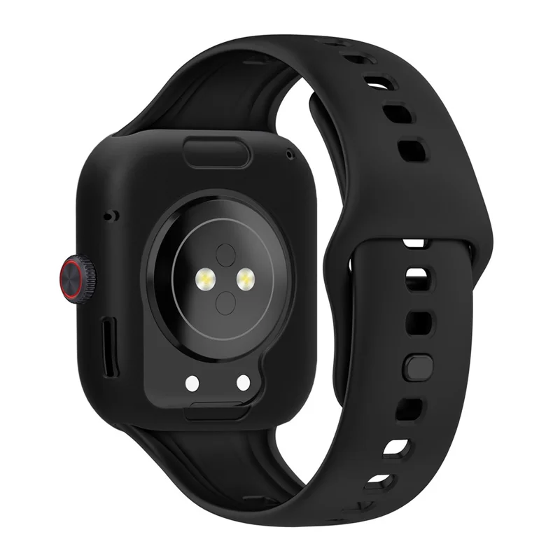 Для часов vivo iQOO Watch GT / Watch GT чехол из мягкого силикона с полым корпусом - черный