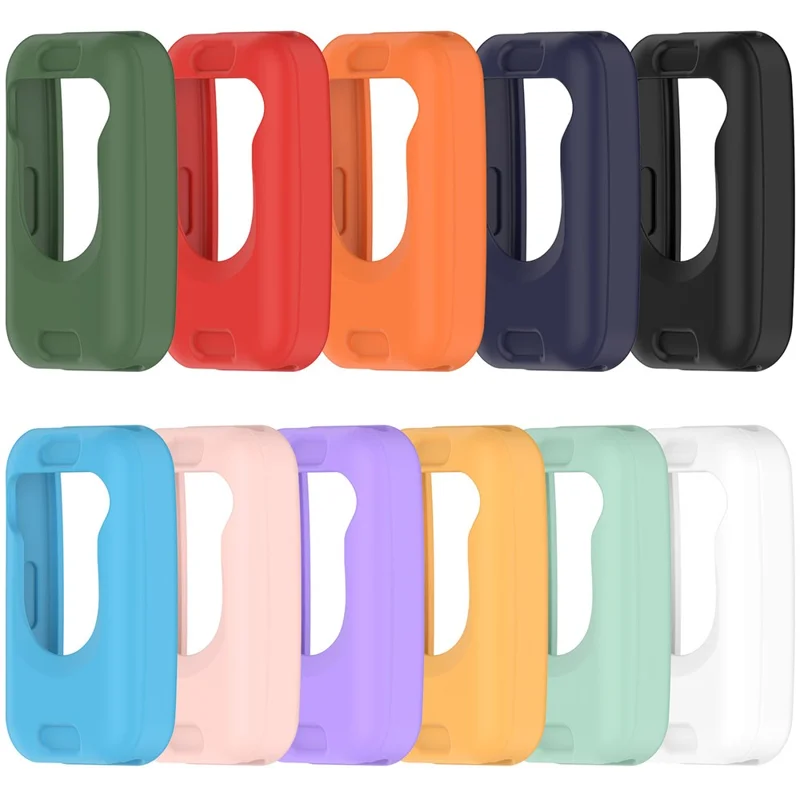 Funda para Huawei Band 9 / Band 8, marco de reloj de silicona suave y hueco - Naranja
