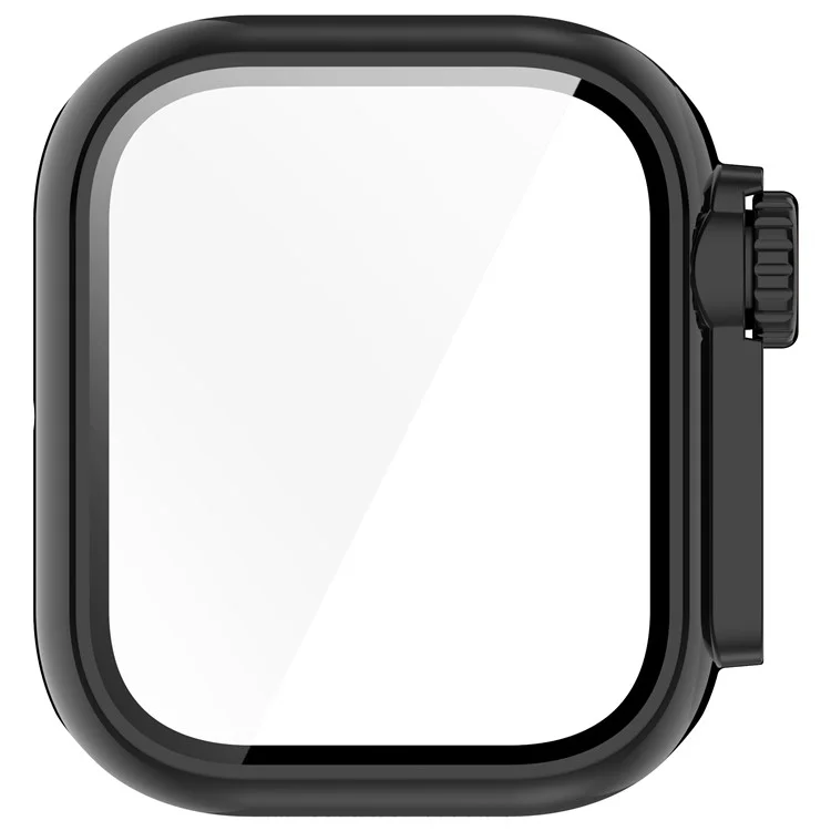 Protezione in vetro temperato per orologio For Honor Watch 5 PC, custodia integrata con copertura completa - Nero