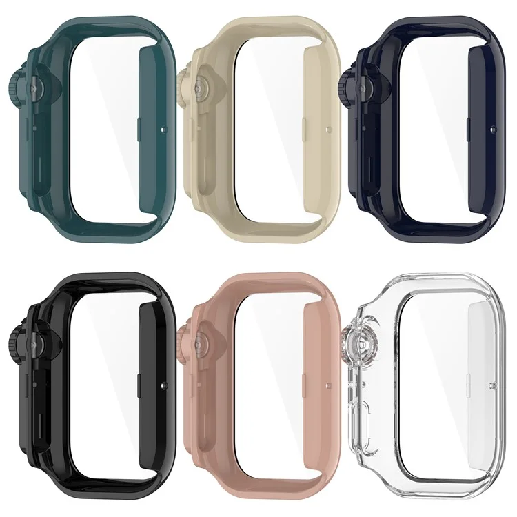Protezione in vetro temperato per orologio For Honor Watch 5 PC, custodia integrata con copertura completa - Nero