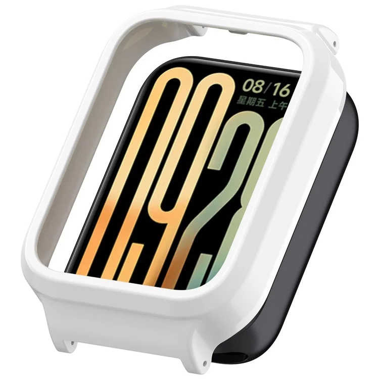 Custodia protettiva in PC semi-chiusa per Xiaomi Smart Band 9 Pro - Bianco