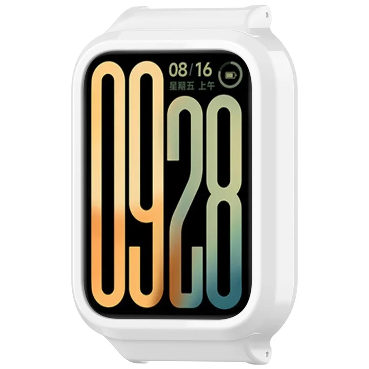Custodia protettiva in PC semi-chiusa per Xiaomi Smart Band 9 Pro - Bianco