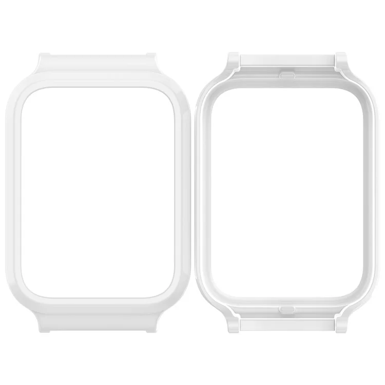 Custodia protettiva in PC semi-chiusa per Xiaomi Smart Band 9 Pro - Bianco