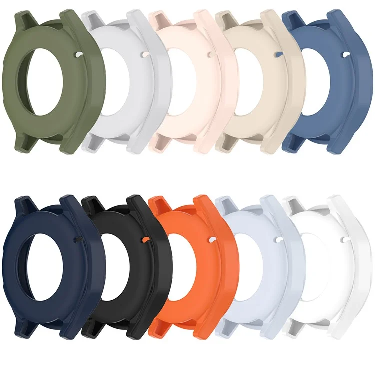 Watch Case for Huawei Watch GT 5 Pro 46mm / GT 5 46mm / GT 4 46mm Soft Silicone Protective Cover - White