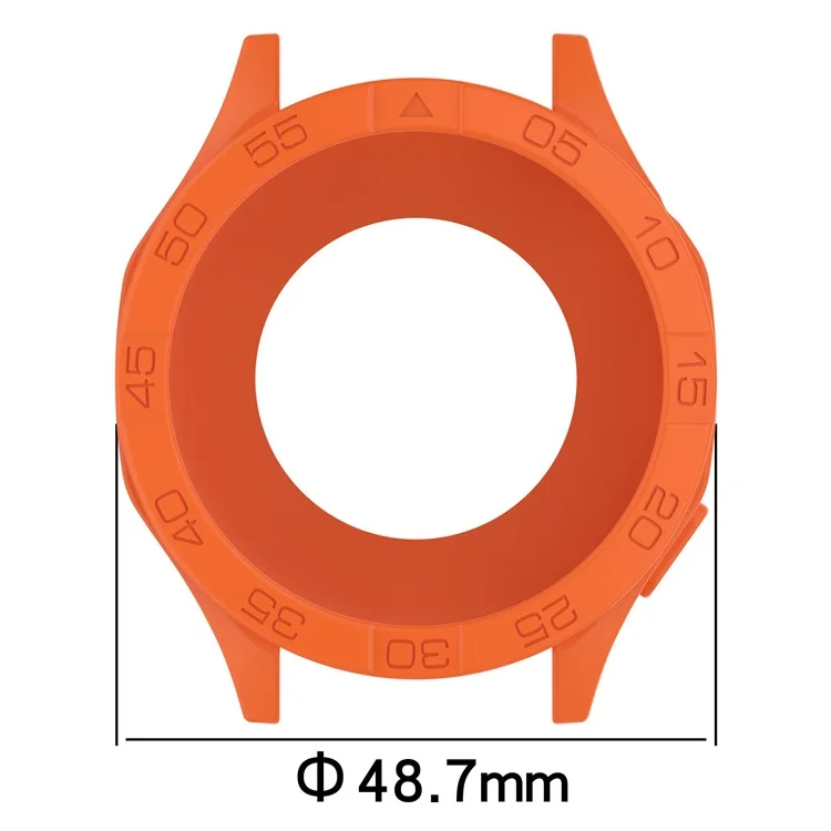 Watch Case for Huawei Watch GT 5 Pro 46mm / GT 5 46mm / GT 4 46mm Soft Silicone Protective Cover - White