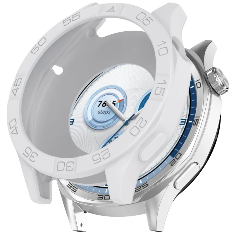 Watch Case for Huawei Watch GT 5 Pro 46mm / GT 5 46mm / GT 4 46mm Soft Silicone Protective Cover - Light Grey